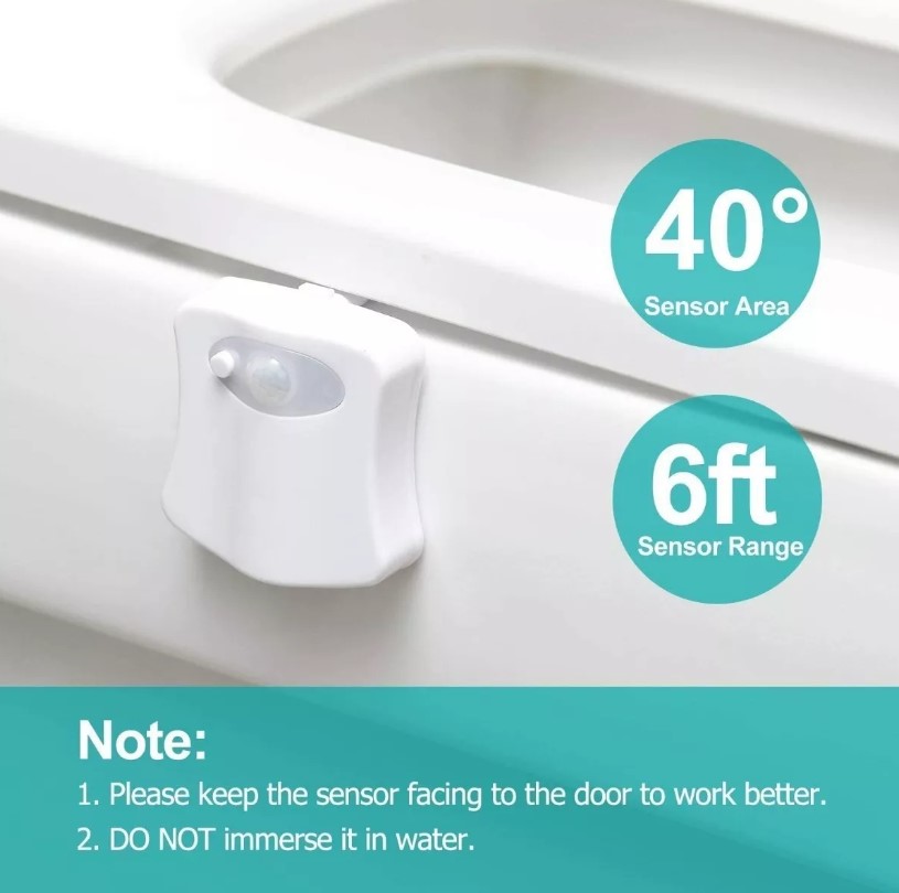 Luz Led Para Inodoro Con Sensor De Movim