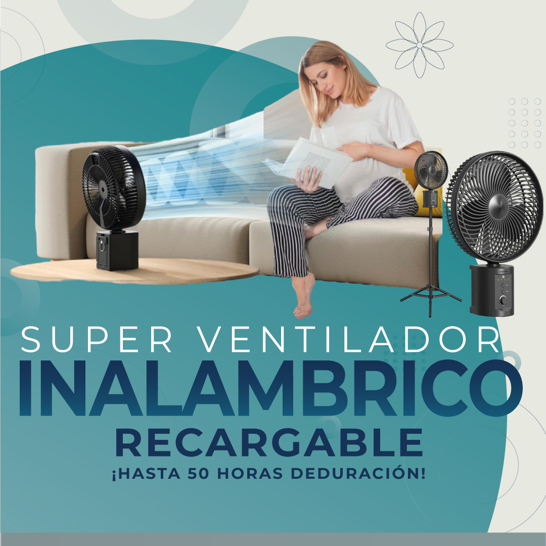 VENTILADOR RECARGABLE - Imagen 2