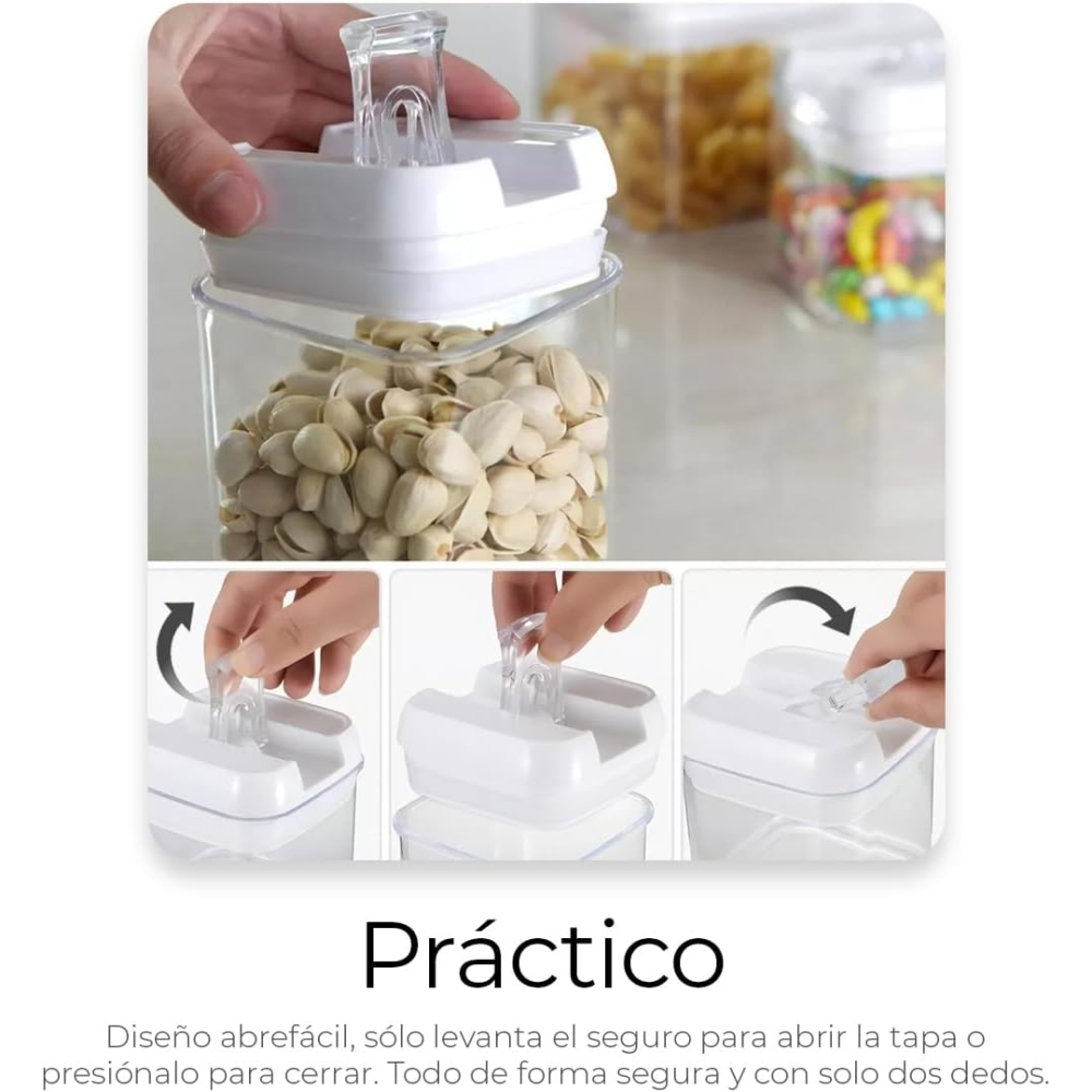 Set Contenedor De Alimentos 7pcs - Imagen 4