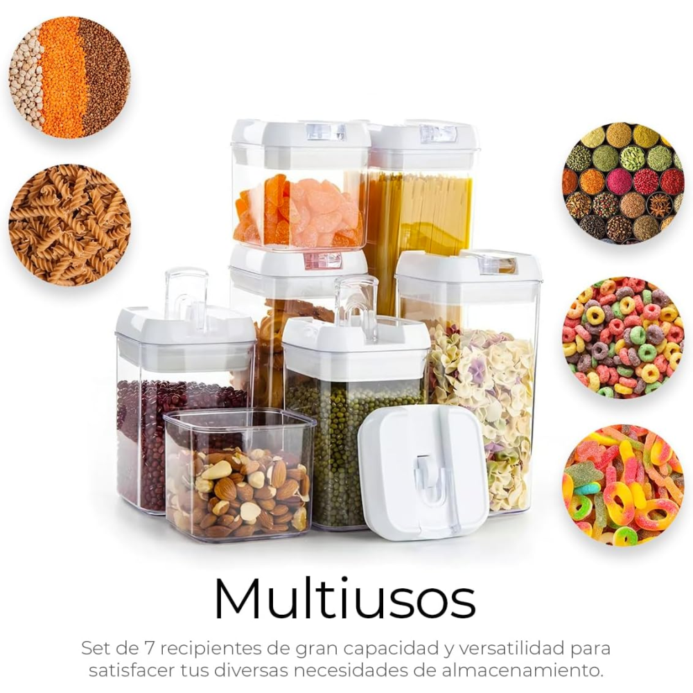 Set Contenedor De Alimentos 7pcs - Imagen 3