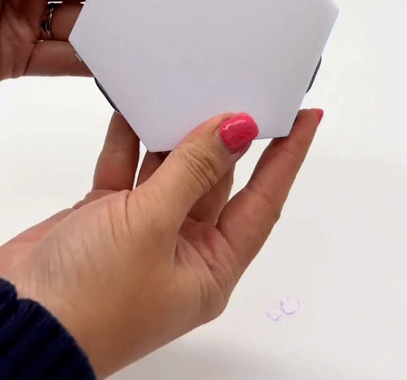 LAMPARA TACTIL LED EN HEXÁGONO*