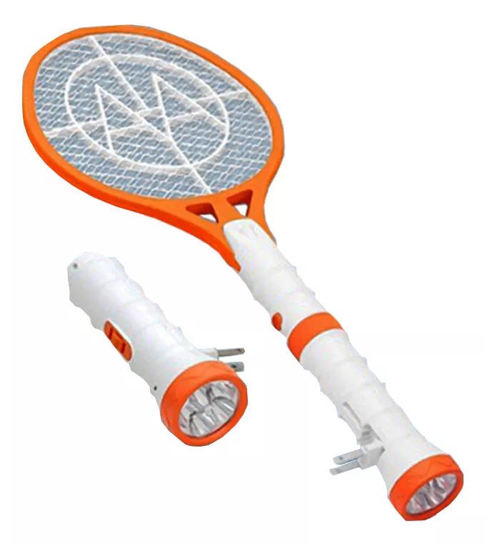 Raqueta Mata Moscas Zancudos Recargable - Imagen 4
