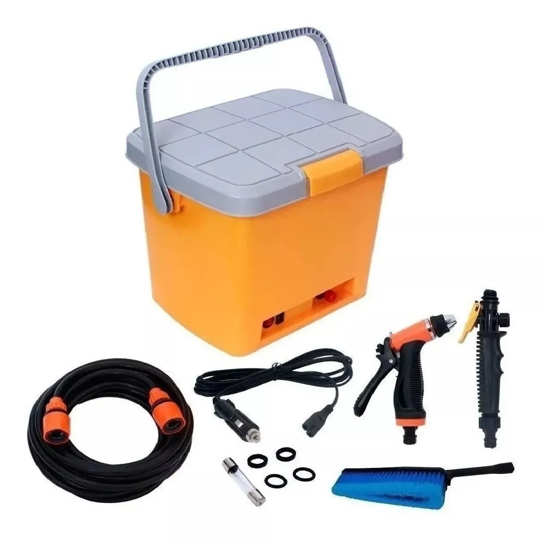 Hidrolavadora Portátil con accesorios