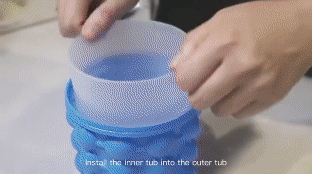 Hielera portatil siliconada con moldes p