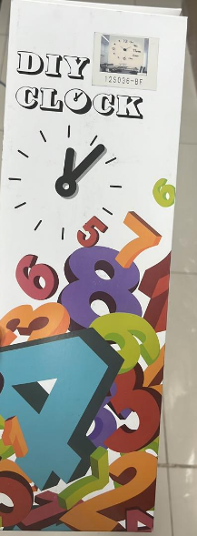 Reloj De Pared Números y Letras