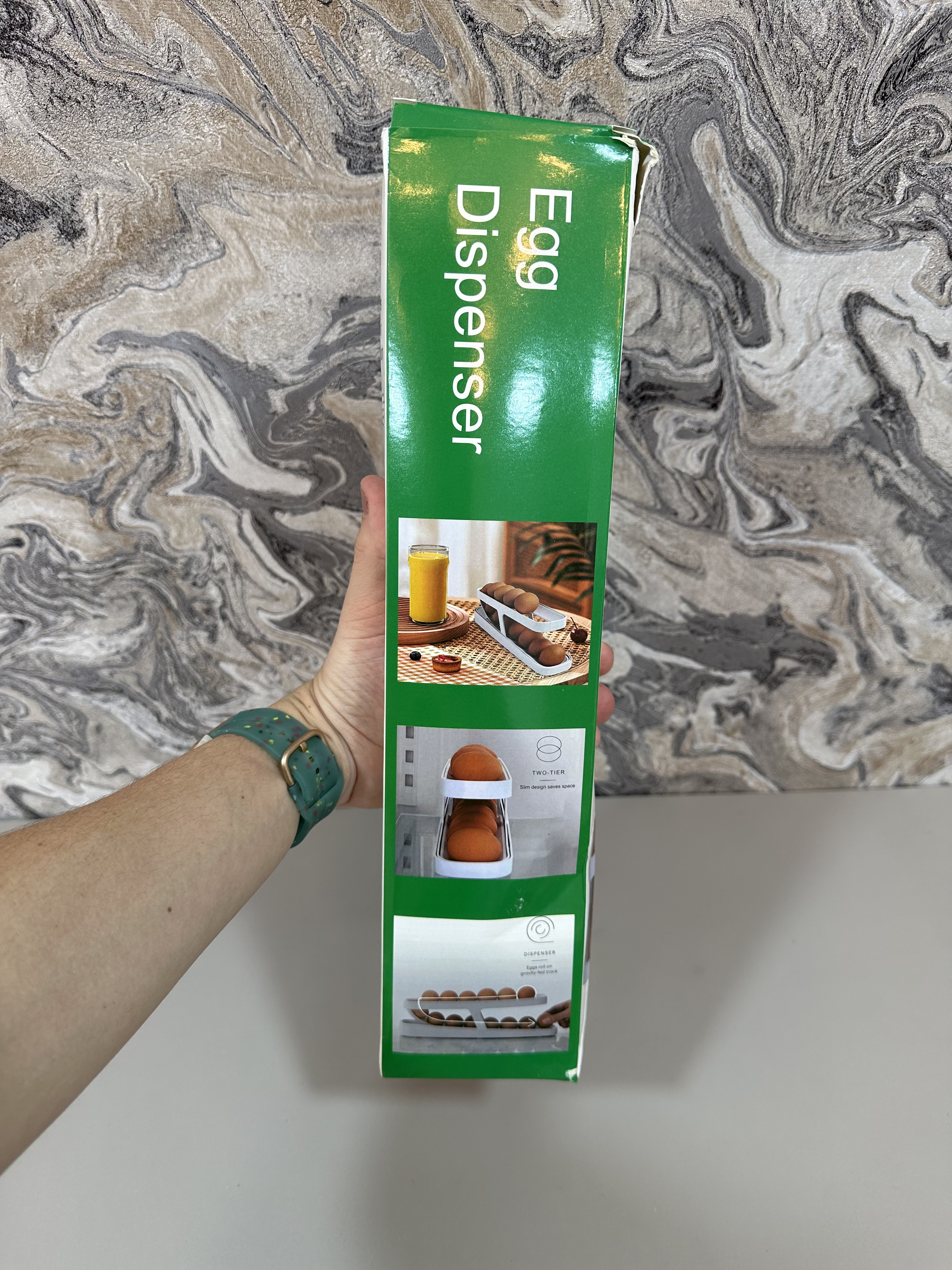 Dispensador - organizador de huevos