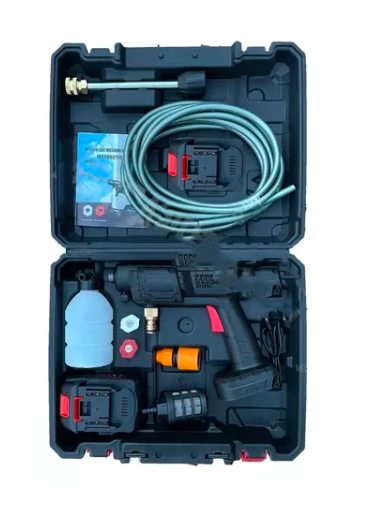Hidrolavadora portatil de 2 baterias