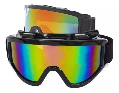 Gafas Tipo Cross Tornasol Para Cascos