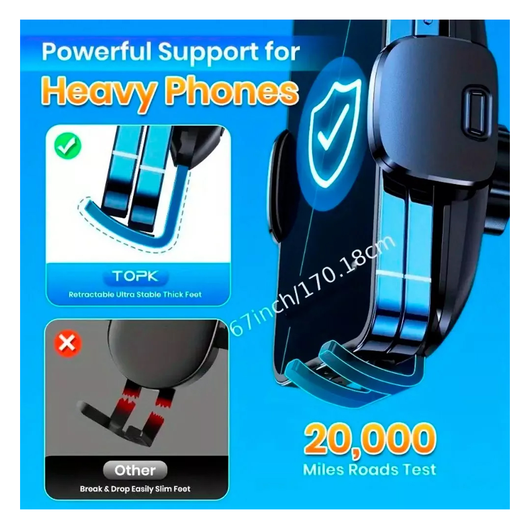 SOPORTE CELULAR REJILLA FINO LW02