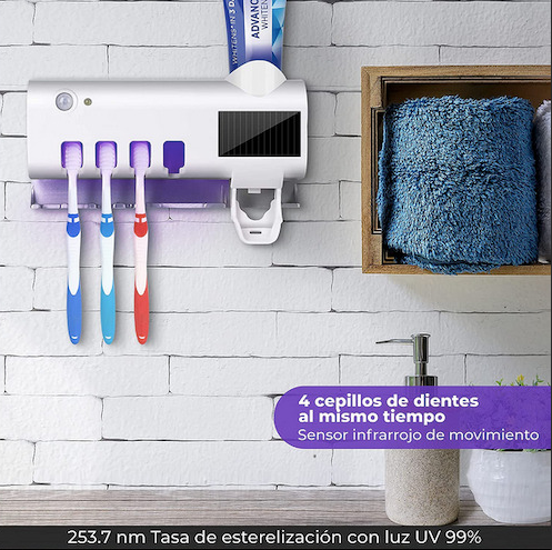 Soporte Esterilizador Cepillos UV