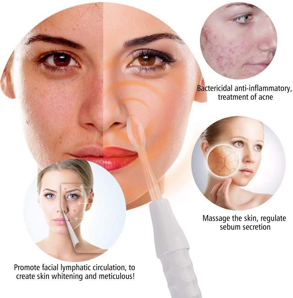 MASAJE Alta Frecuencia Facial Electrodos