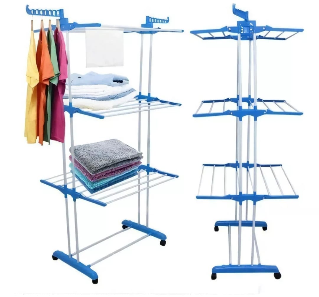 Tendedero portátil Multifuncional azul - Imagen 2