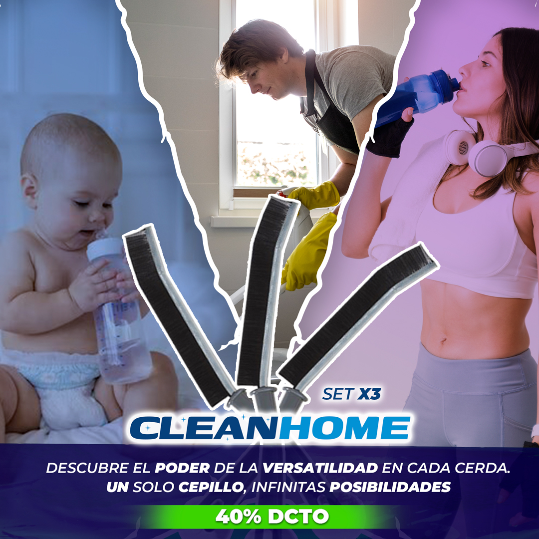 SETX2 UNIDADES CEPILLOS CLEANHOME