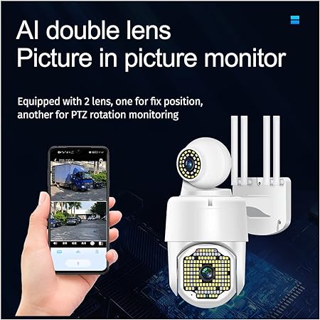 Camara Doble Lente Con Giro 360°