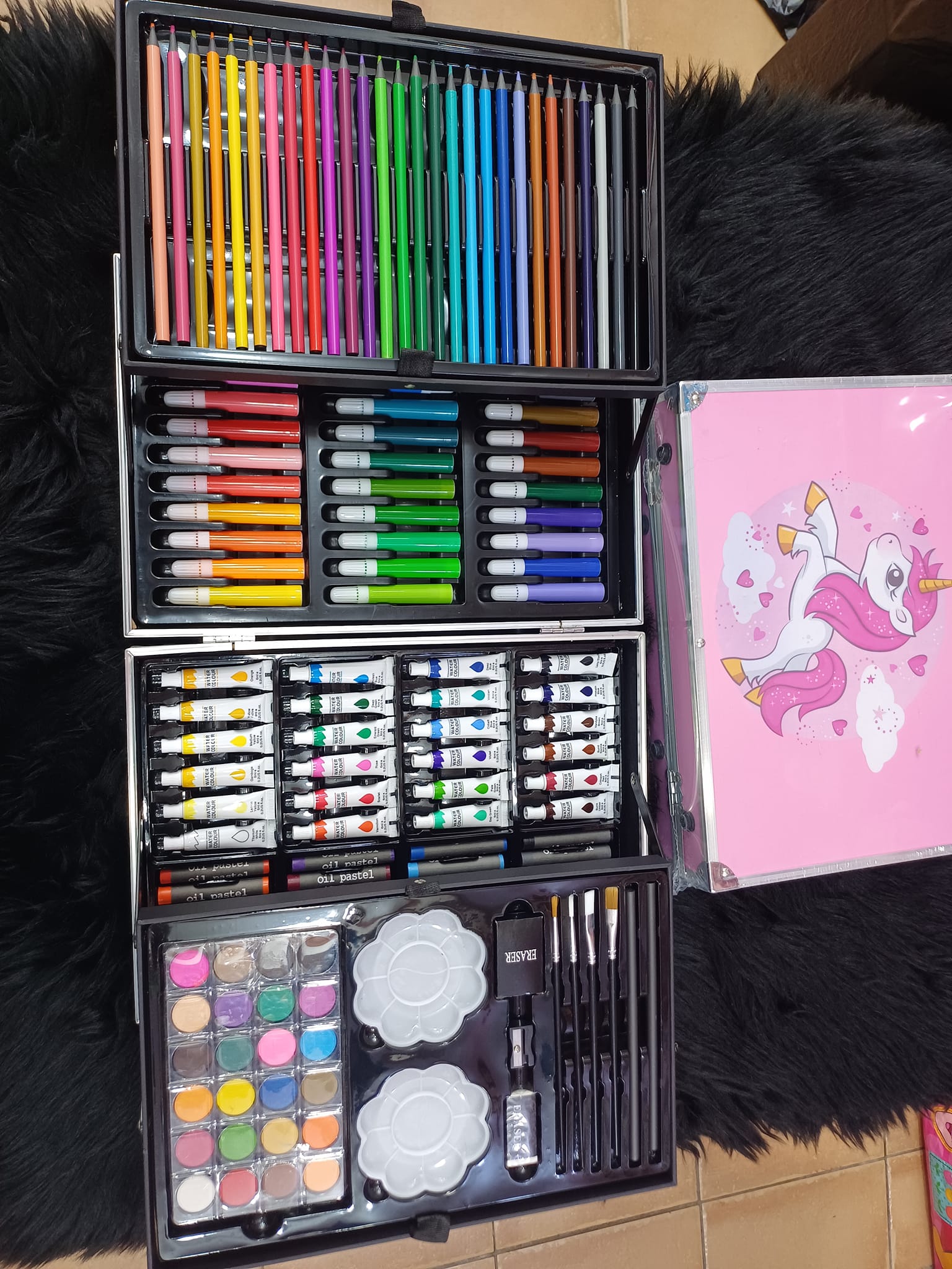 MALETA SET ARTE METÁLICO PAPELERIA