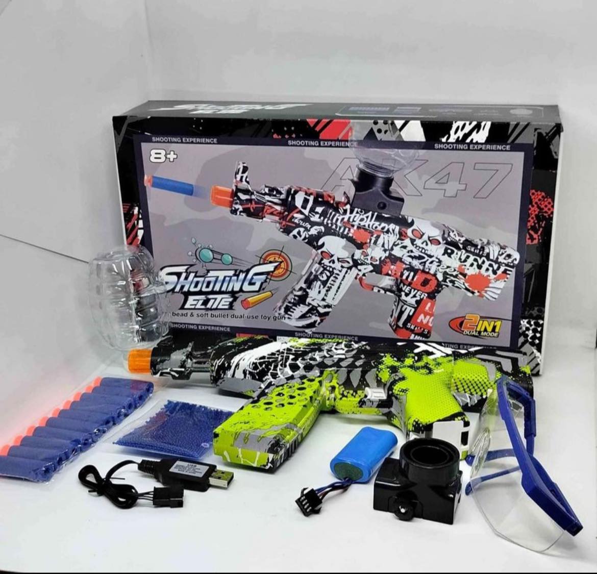 PISTOLA DE  HIDROGEL   ELECTRICA JUEGO