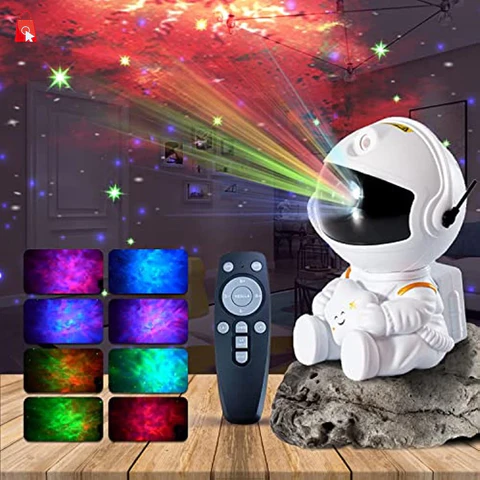 PROYECTOR ASTRONAUTA LAMPARA DECORACIO - Imagen 2