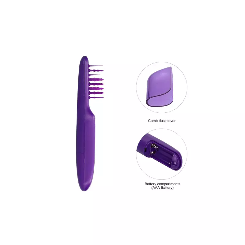 Cepillo desenredador con electrodos.