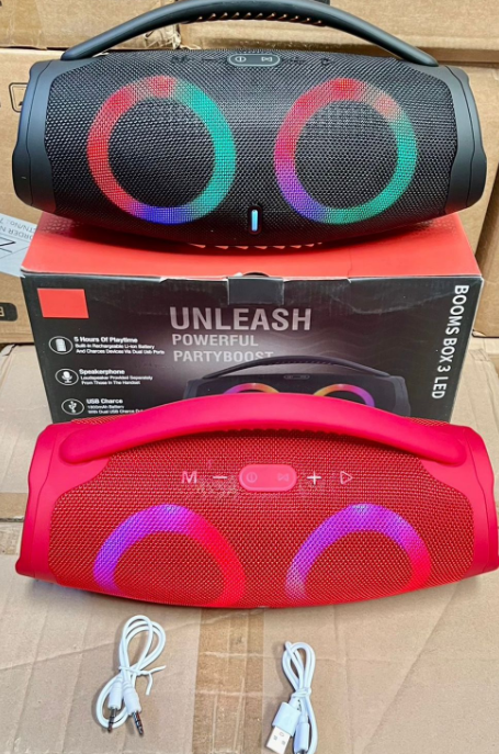 Parlante BOOMS BOX 3 LED