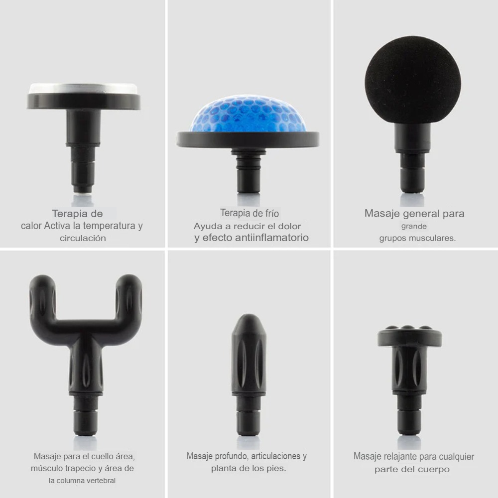 PISTOLA  MASAJE PROFESIONAL FRIO - CALOR