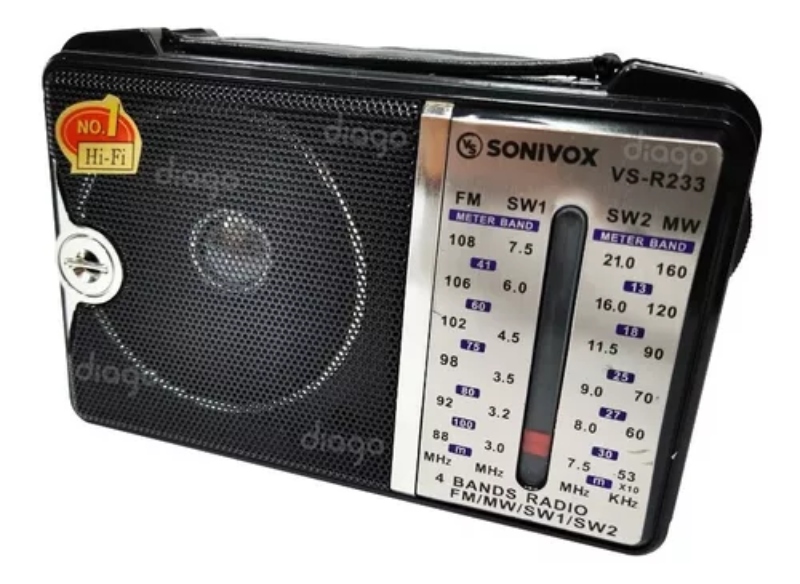 Radio Parlante 4 Bandas Sonivox VS-R233