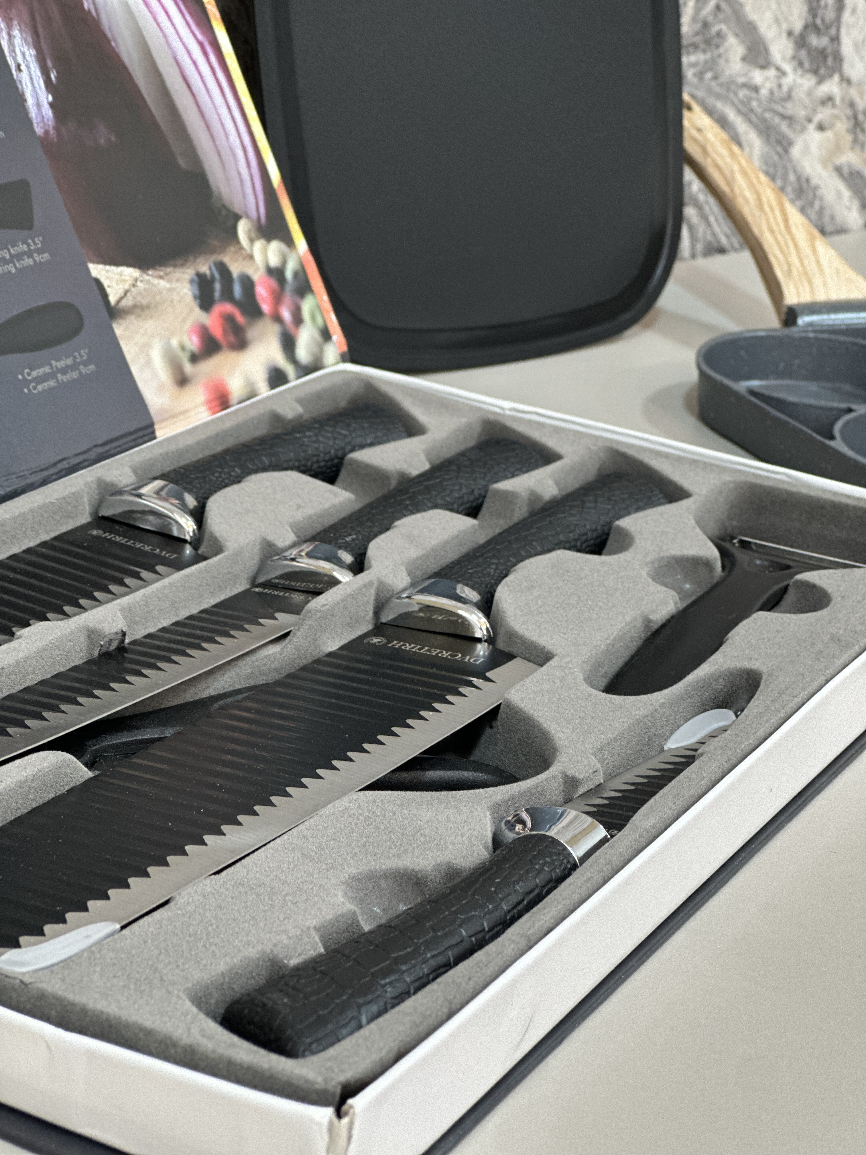 Combo cuchillos+ sarten