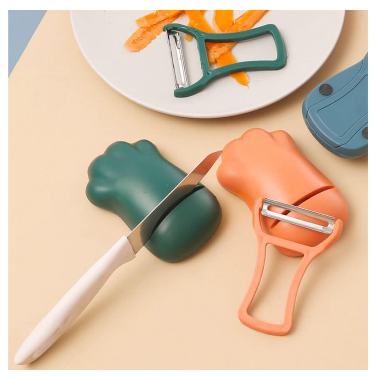 Mini Afilador cuchillos 2 en 1 pata Gato