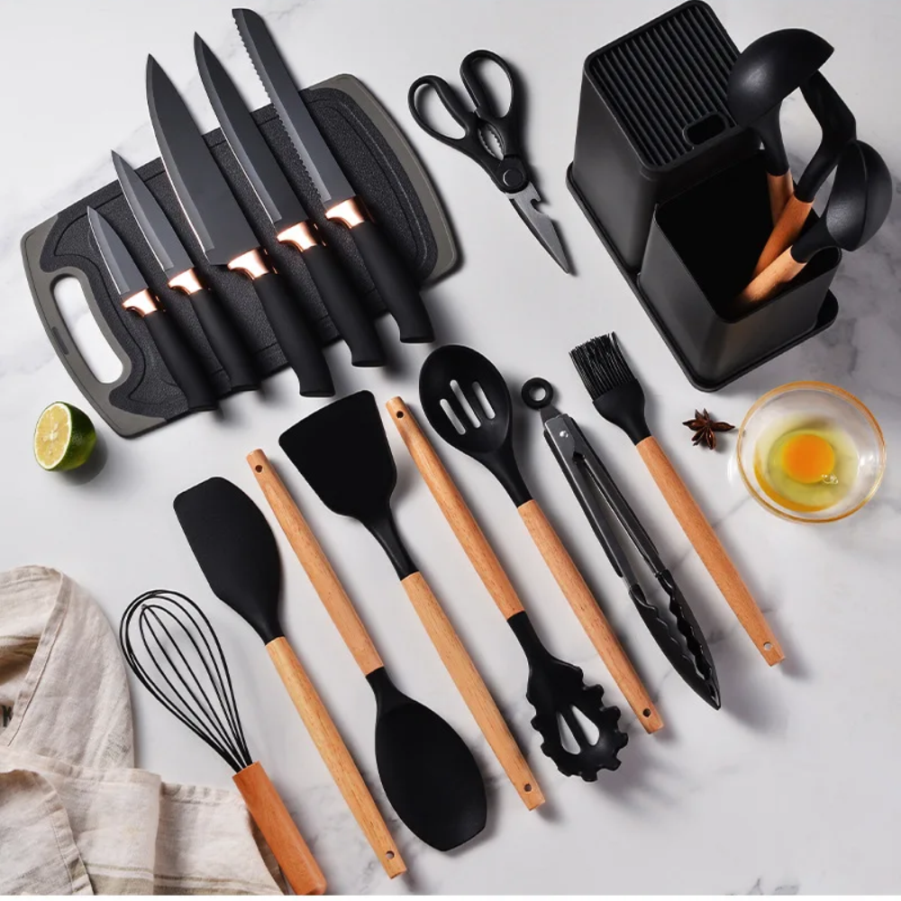 Set Utensilios Cocina En Silicona