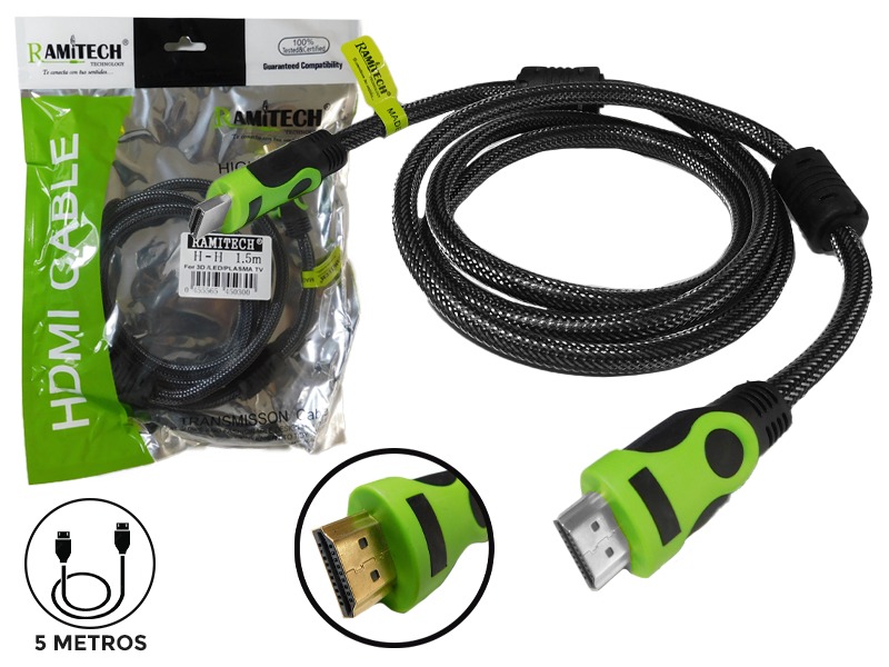 5M CABLE HDMI 5 MTS RAMITECH