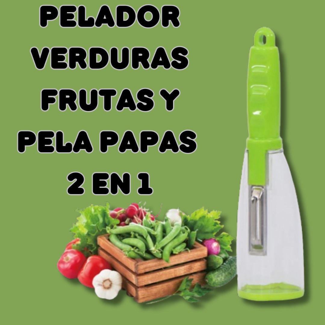Pelador y rallador para papas verduras