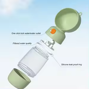 Comedero +Bebedero Portatil Para Mascota