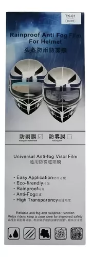 Protector Antiempañante Visor Casco Moto