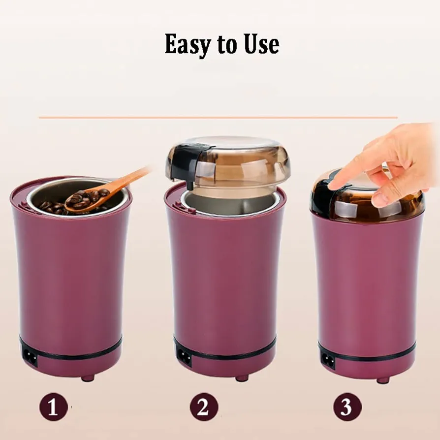 Molinillo de café eléctrico, de acero in - Imagen 2