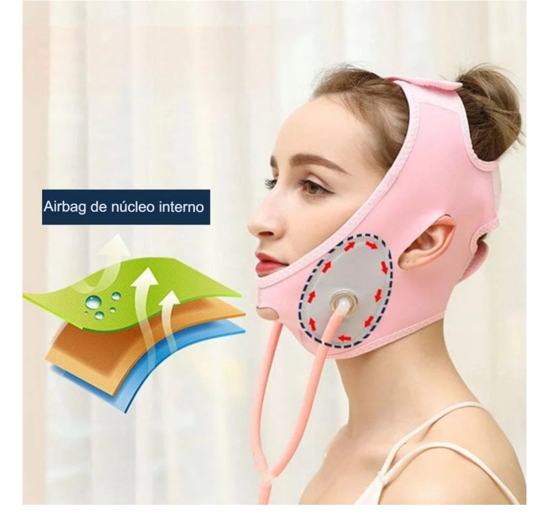 cinturón de estiramiento facial inflable