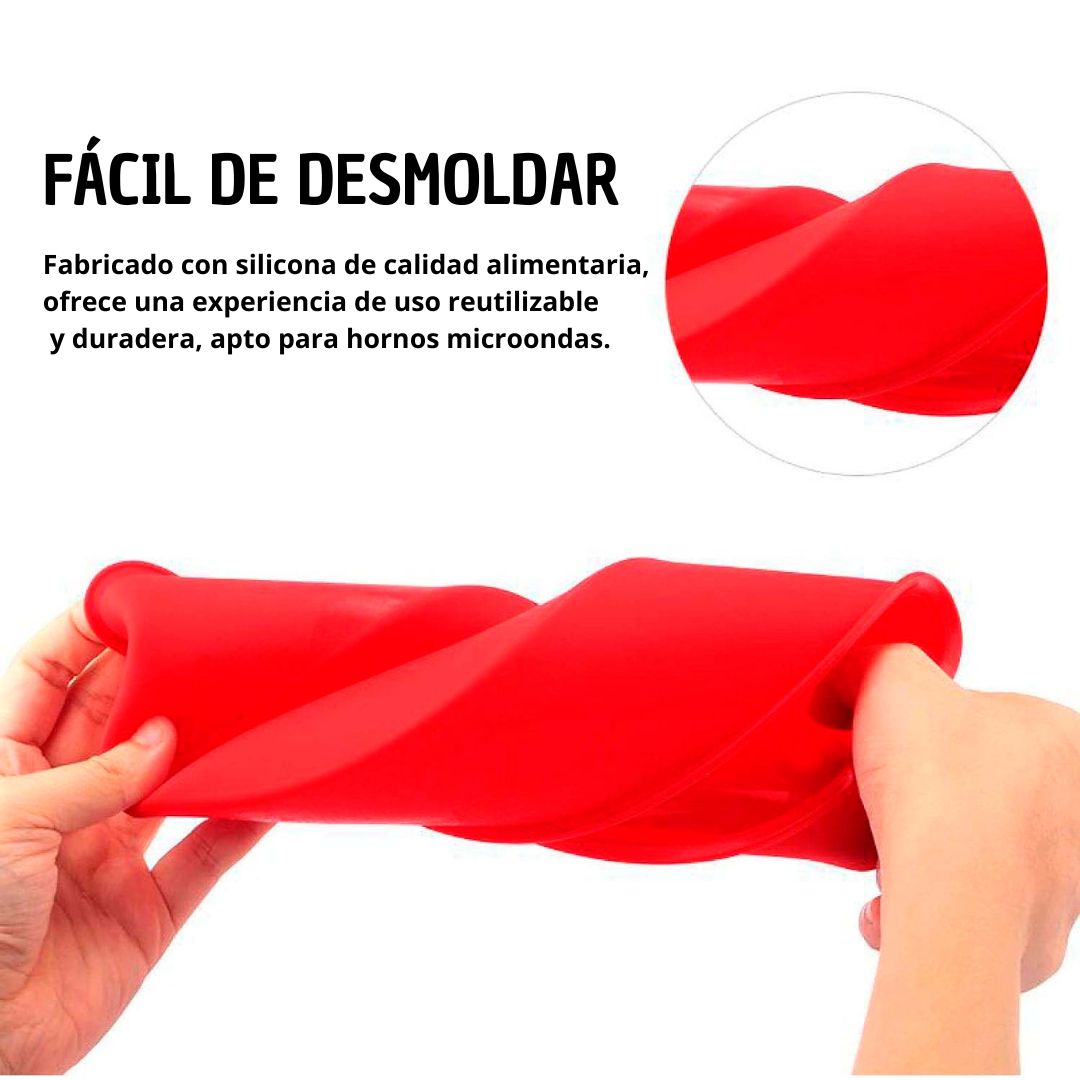 Molde Redondo De Silicona Para Hornear - Imagen 3