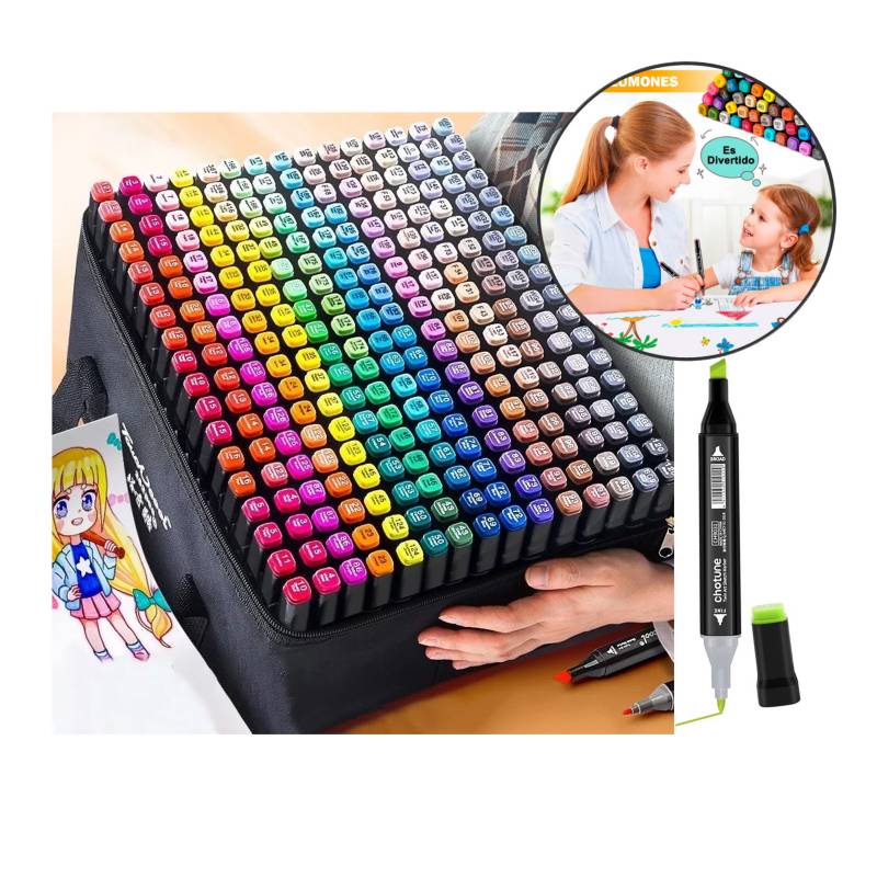 Kit De Marcadores De 204 Pcs Rotuladores