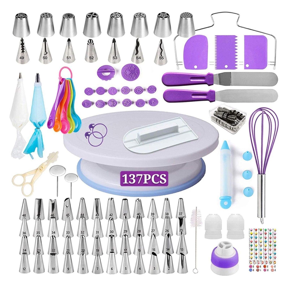 Balanza +Batidora +kit Reposteria 137pcs