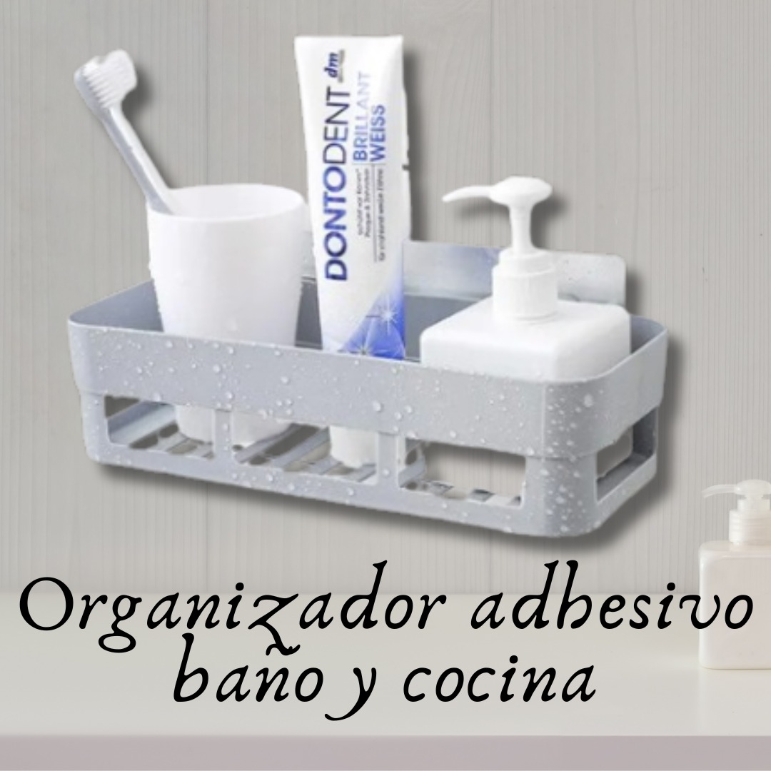 Organizador adhesivo baño y cocina