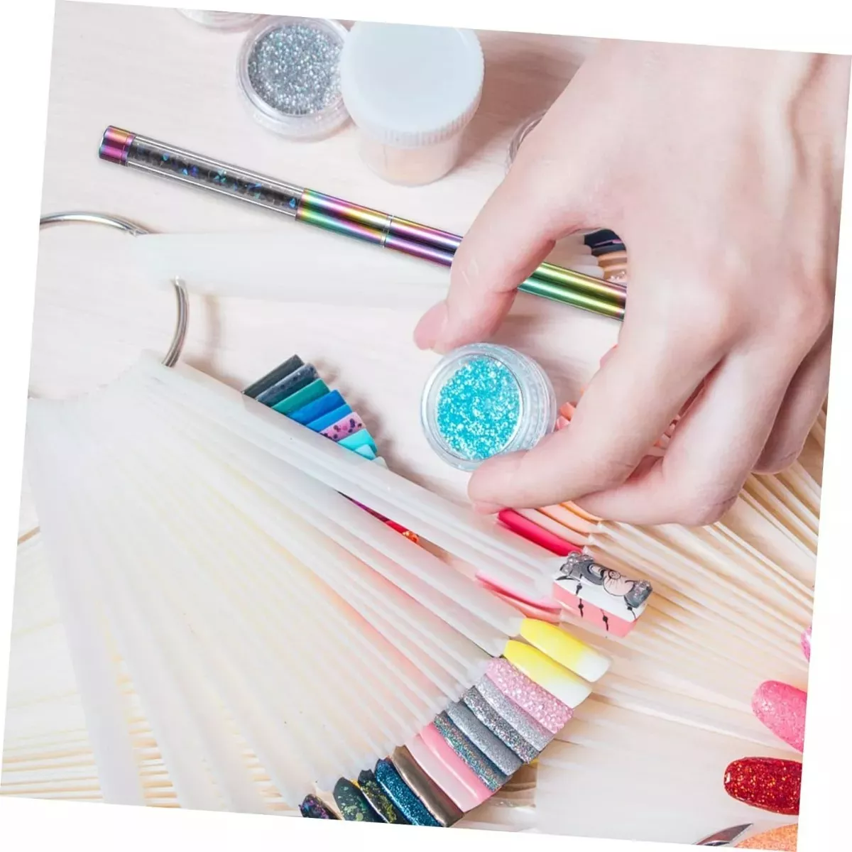 Pincel deliniador de uñas kolinsky