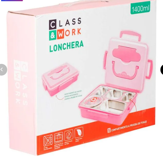 Lonchera de acero inoxidable