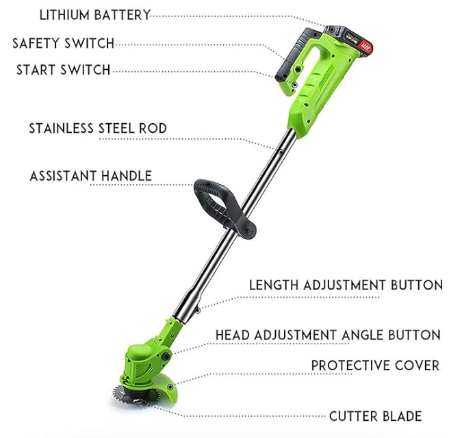 Guadaña Portatil 24W