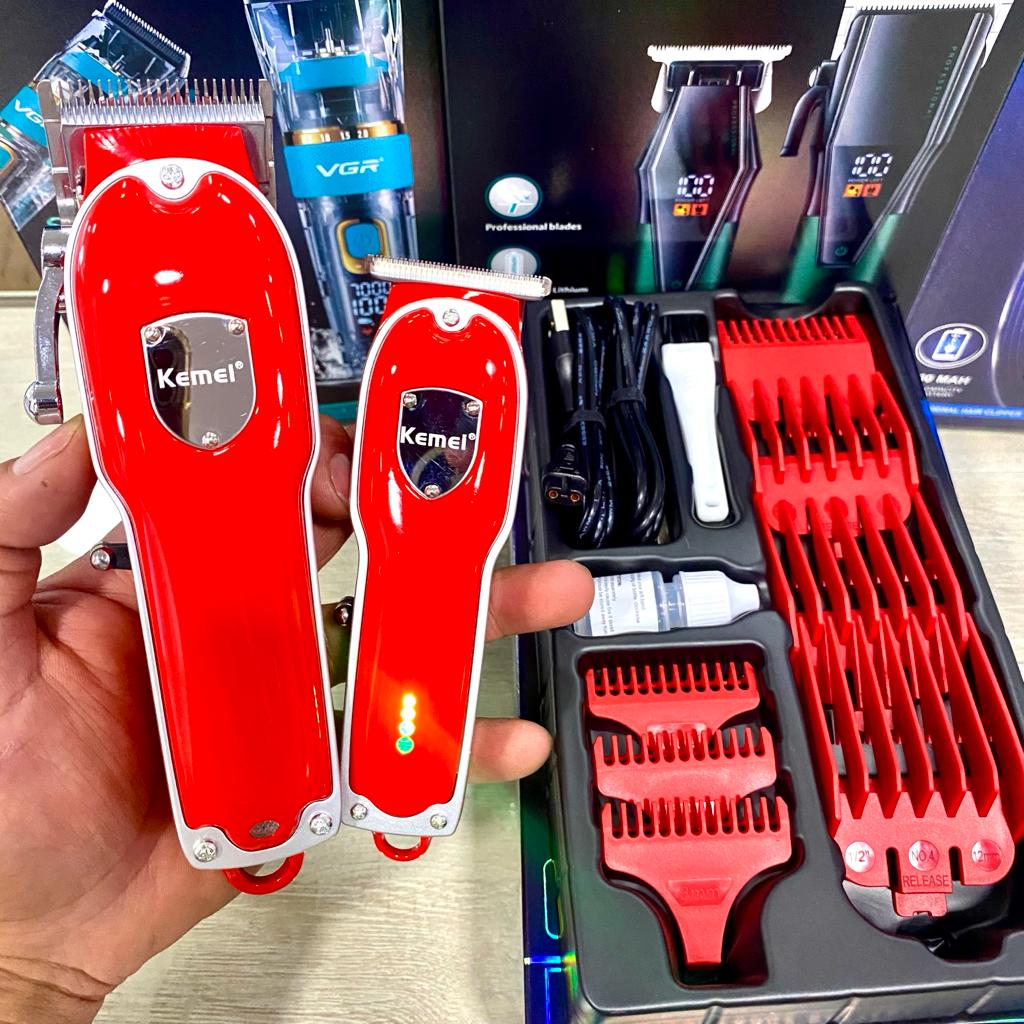 Combo Kemei Rojo 3911