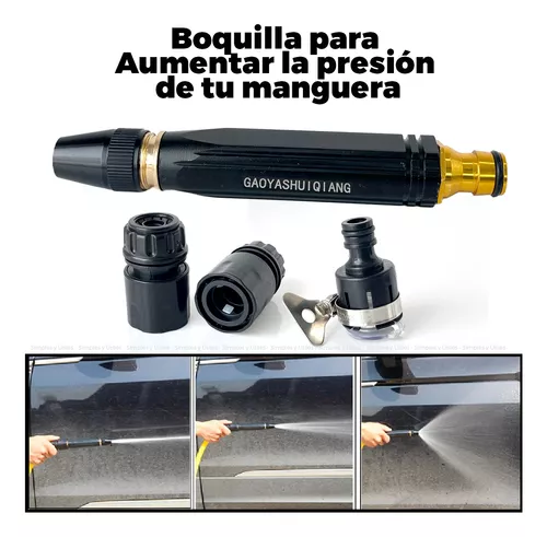 Boquilla Para Manguera Riego Y Limpieza