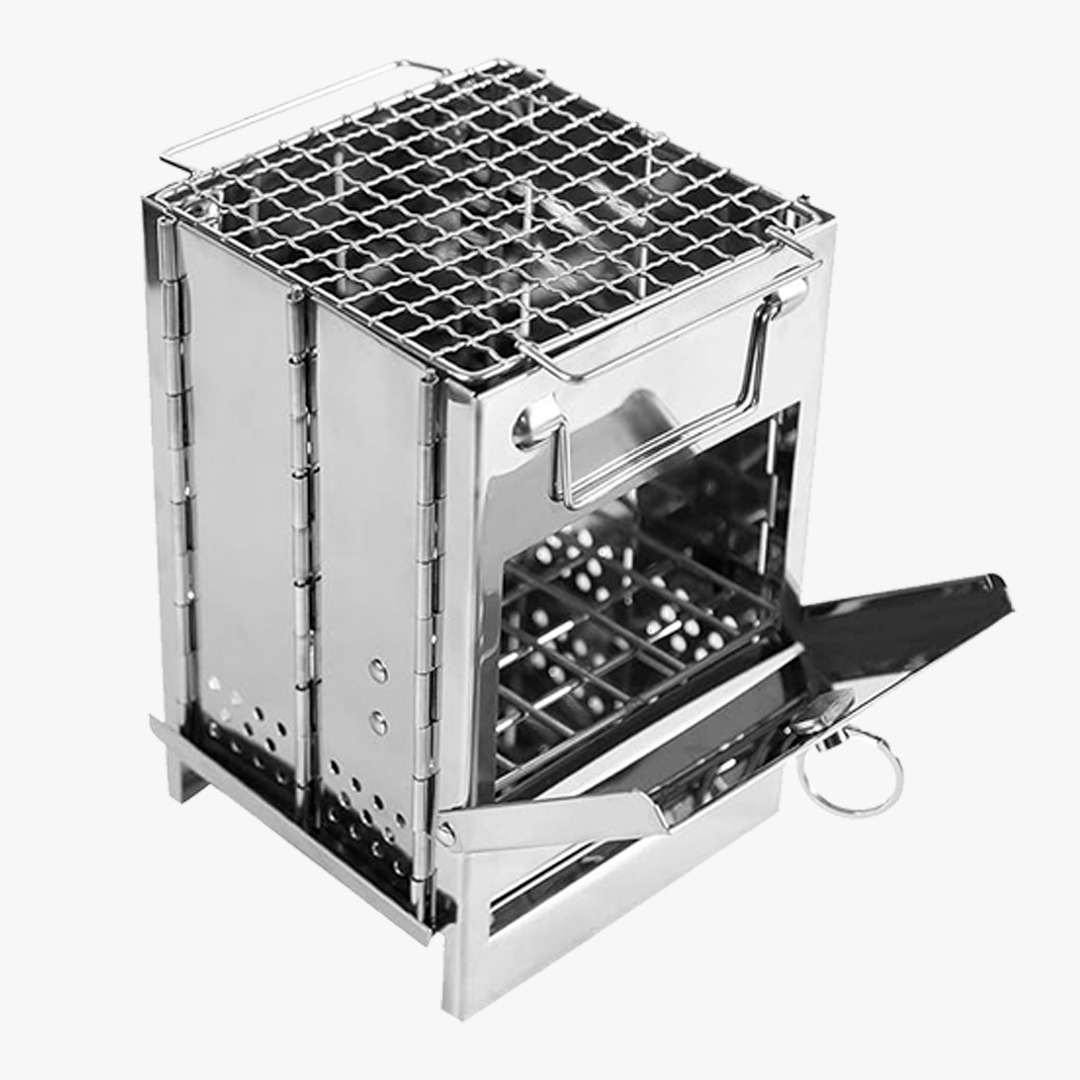 MINI ASADOR PARRILLA DE CARBON PORTATIL