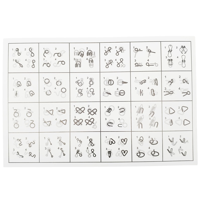 rompe cabezas metalico