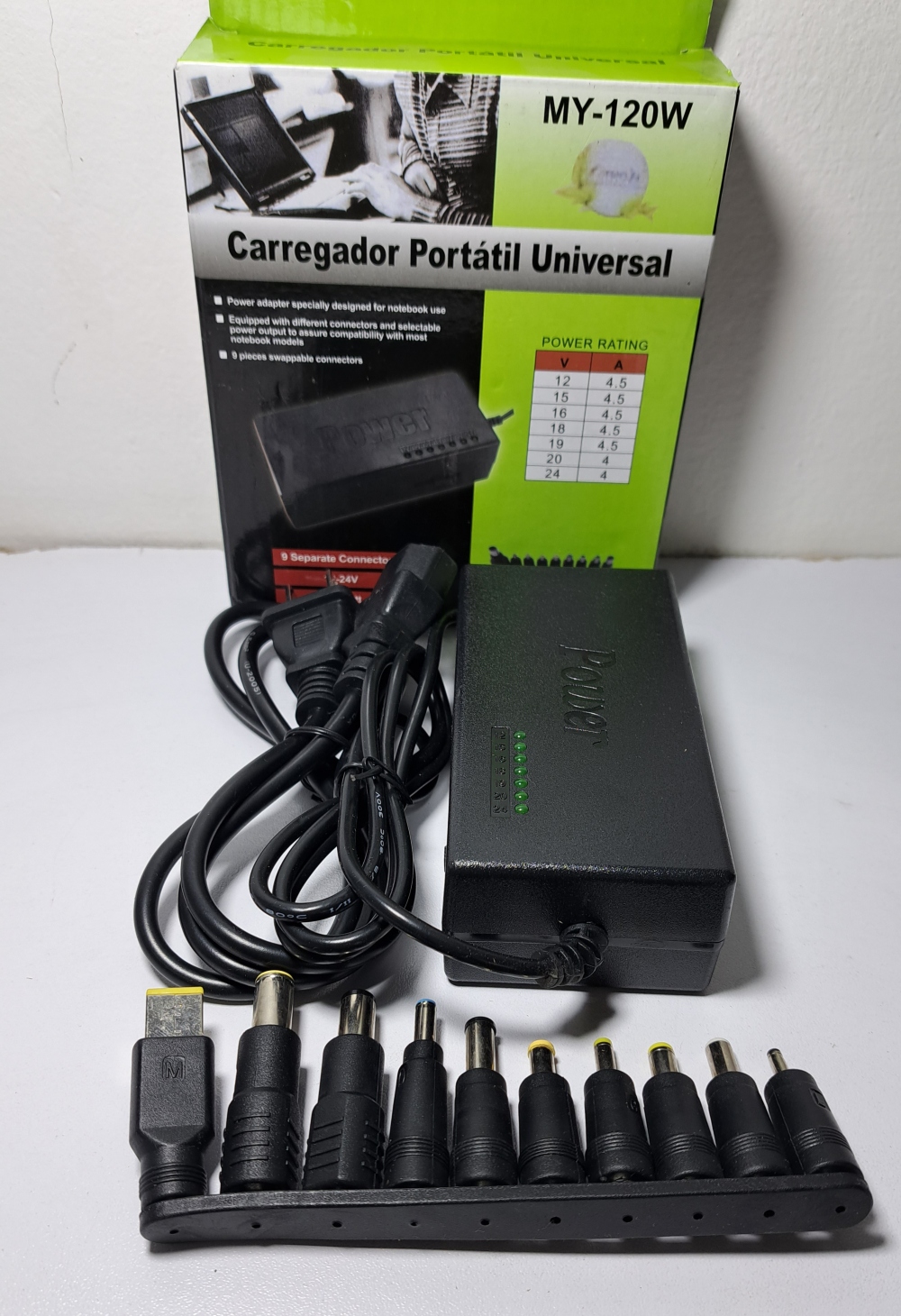 Cargador Universal 10 Puntas 120W
