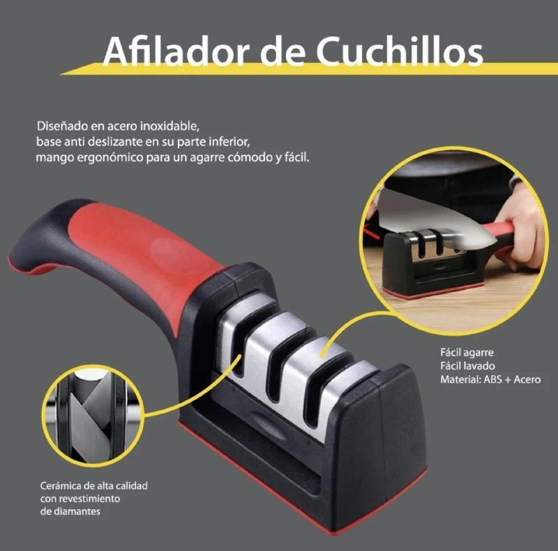 Afilador Cuchillos Ergonomico