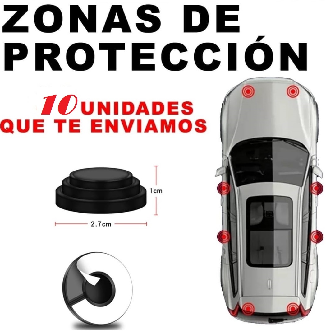 Amortiguador De Puertas Carro X 10 - Imagen 2