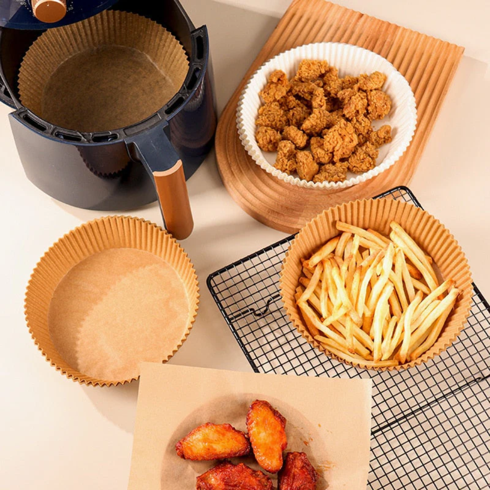 Papel Encerado Para Olla Freidora X 100