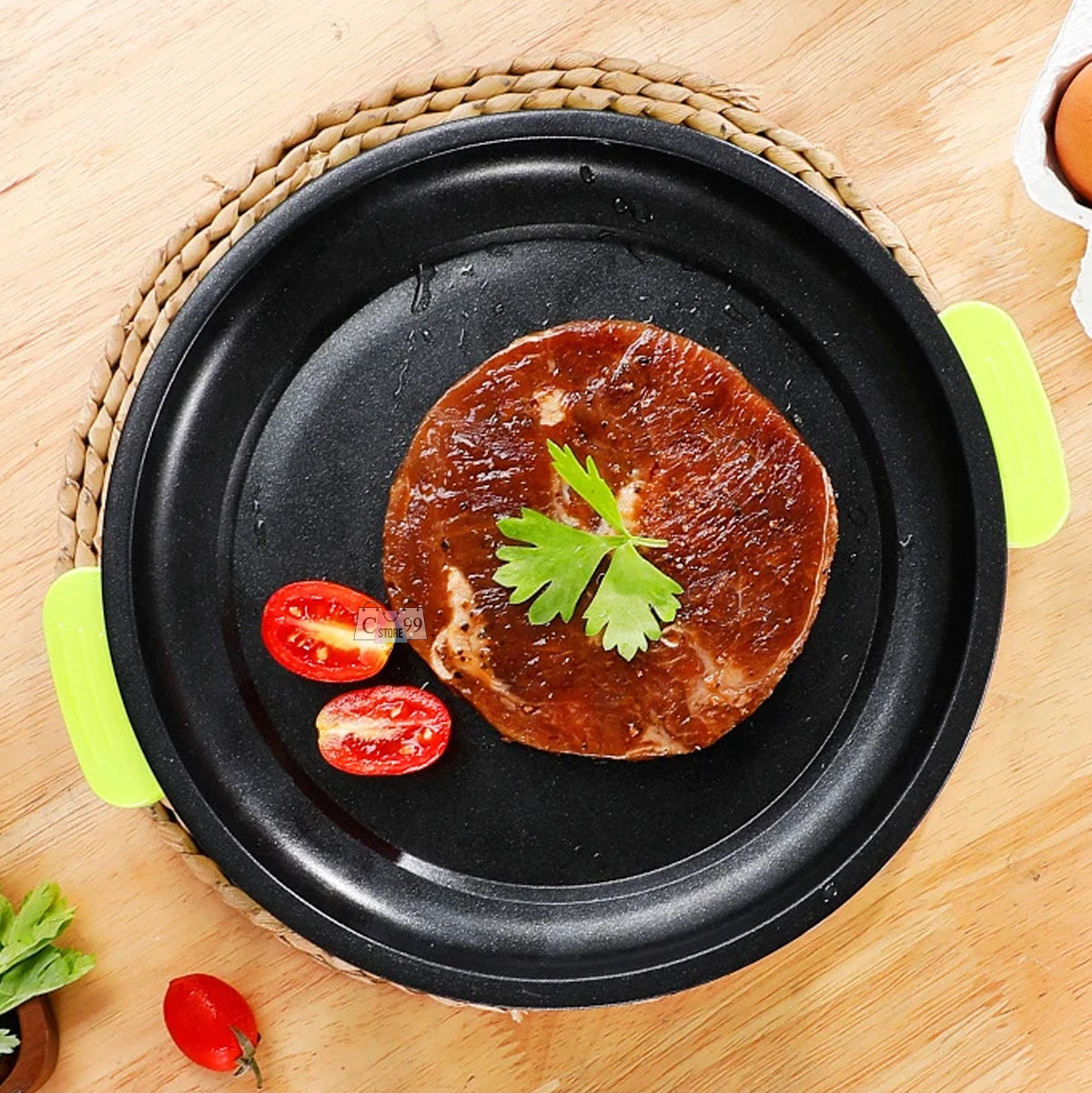 Sartén eléctrica multifuncional Parrilla